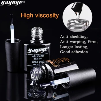 Yayoge US SHIPPING Rubber TOP And Base Coat Nail Primer Gel Polish 10ml Soak Off Fast Dry UV Nail Gel Polish Long Lasting
Yayoge US SHIPPING Rubber TOP And Base Coat Nail Primer Gel Polish 10ml Soak Off Fast Dry UV Nail Gel Polish Long Lasting