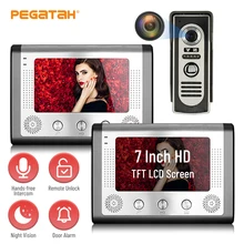 Two screens wired Video intercom doorbell home villa intercom smart cat eye monitoring system monitor video intercom for home
Two screens wired Video intercom doorbell home villa intercom smart cat eye monitoring system monitor video intercom for home