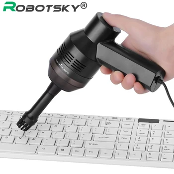Robotsky Mini Handheld Portable Computer Keyboard Vacuum Cleaner Rush For Laptop Desktop PC Computer Cleaners Tools
Robotsky Mini Handheld Portable Computer Keyboard Vacuum Cleaner Rush For Laptop Desktop PC Computer Cleaners Tools