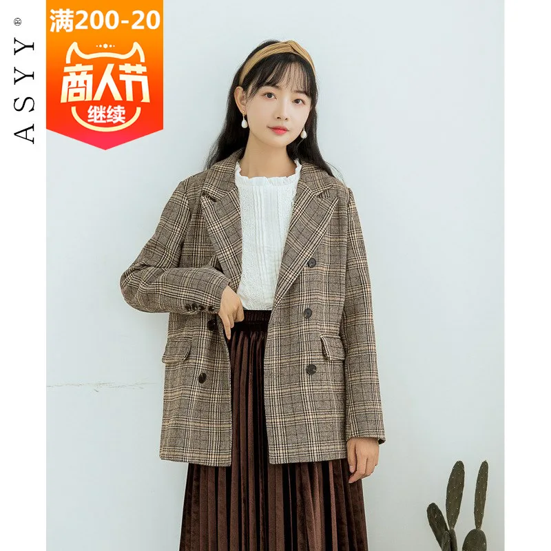 6360 #2018 Fall And Winter Clothes New Style Hong Kong Flavor Retro England Plaid Suit Jacket Women's Korean-style Casual Suit
6360 #2018 Fall And Winter Clothes New Style Hong Kong Flavor Retro England Plaid Suit Jacket Women's Korean-style Casual Suit