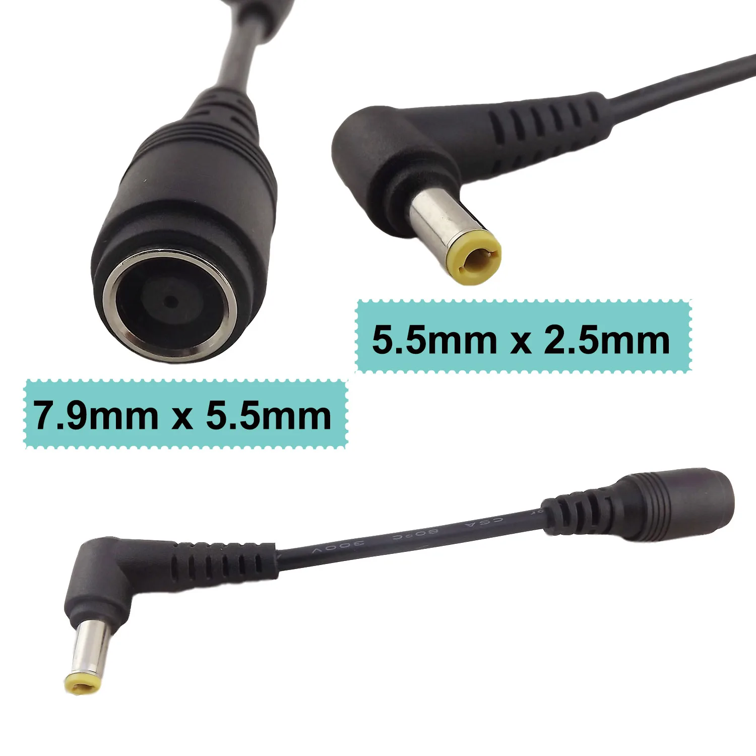1pcs DC Power 7.9 x 5.5mm Female To 5.5 x 2.5mm Male Adapter Cable Lenovo IBM Laptop 13.5cm
1pcs DC Power 7.9 x 5.5mm Female To 5.5 x 2.5mm Male Adapter Cable Lenovo IBM Laptop 13.5cm
