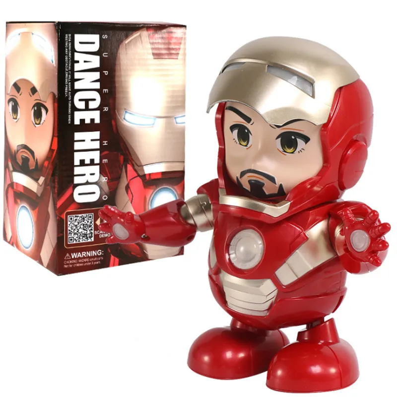 Flashlight RC Robot Dance Iron Man Action Figure Toy LED Flashlight with Sound Avengers Iron Man Hero Electronic Toy kids gift
Flashlight RC Robot Dance Iron Man Action Figure Toy LED Flashlight with Sound Avengers Iron Man Hero Electronic Toy kids gift