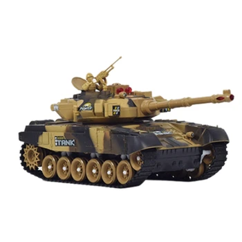 Remote Control Tank Children Model Toy 2.4G Parent-Child Battle Charge Remote Control Car Simulation Boy Gift