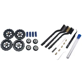 Blue 4Set 3D Printer Parts Heated Bed Spring Pulleys Leveling Kit with 3D Printer Accessories Cleaning Brush Dust Rust
Blue 4Set 3D Printer Parts Heated Bed Spring Pulleys Leveling Kit with 3D Printer Accessories Cleaning Brush Dust Rust