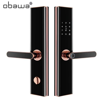 Obawa Fingerprint Lock Biometric Smart Card Digital Code Key Unlocking Electronic Door Lock Bluetooth Security Mortise Lock
Obawa Fingerprint Lock Biometric Smart Card Digital Code Key Unlocking Electronic Door Lock Bluetooth Security Mortise Lock