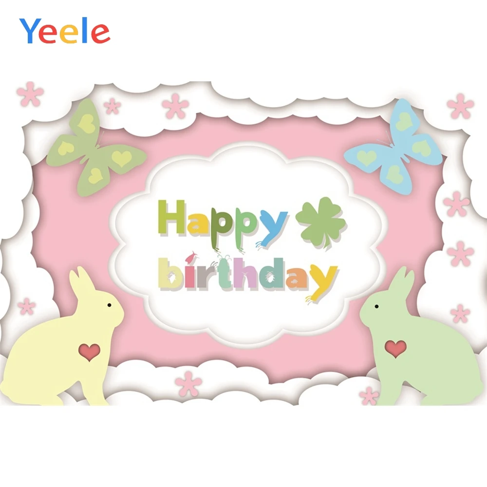 Cartoon Rabbit Butterfly Flower Cloud Baby Shower Birthday Backdrop Photography Custom Photographic Background For Photo Studio
Cartoon Rabbit Butterfly Flower Cloud Baby Shower Birthday Backdrop Photography Custom Photographic Background For Photo Studio