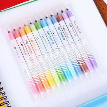 Metallic Contour Markers, Double Line Magic Shimmer Paint Markers Set of 12 for Adult Kids Drawing Art Signature Diary Coloring
Metallic Contour Markers, Double Line Magic Shimmer Paint Markers Set of 12 for Adult Kids Drawing Art Signature Diary Coloring
