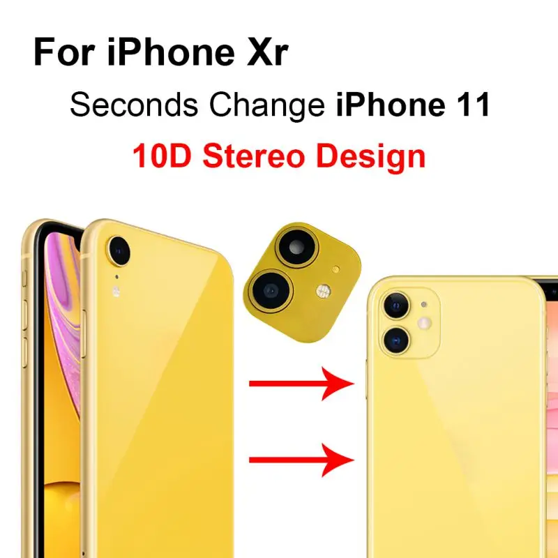 Newest For IPhone XR Change For IPhone 11 Protective Cover Practical Phone Back Camera Lens Protector Protective Cover
Newest For IPhone XR Change For IPhone 11 Protective Cover Practical Phone Back Camera Lens Protector Protective Cover