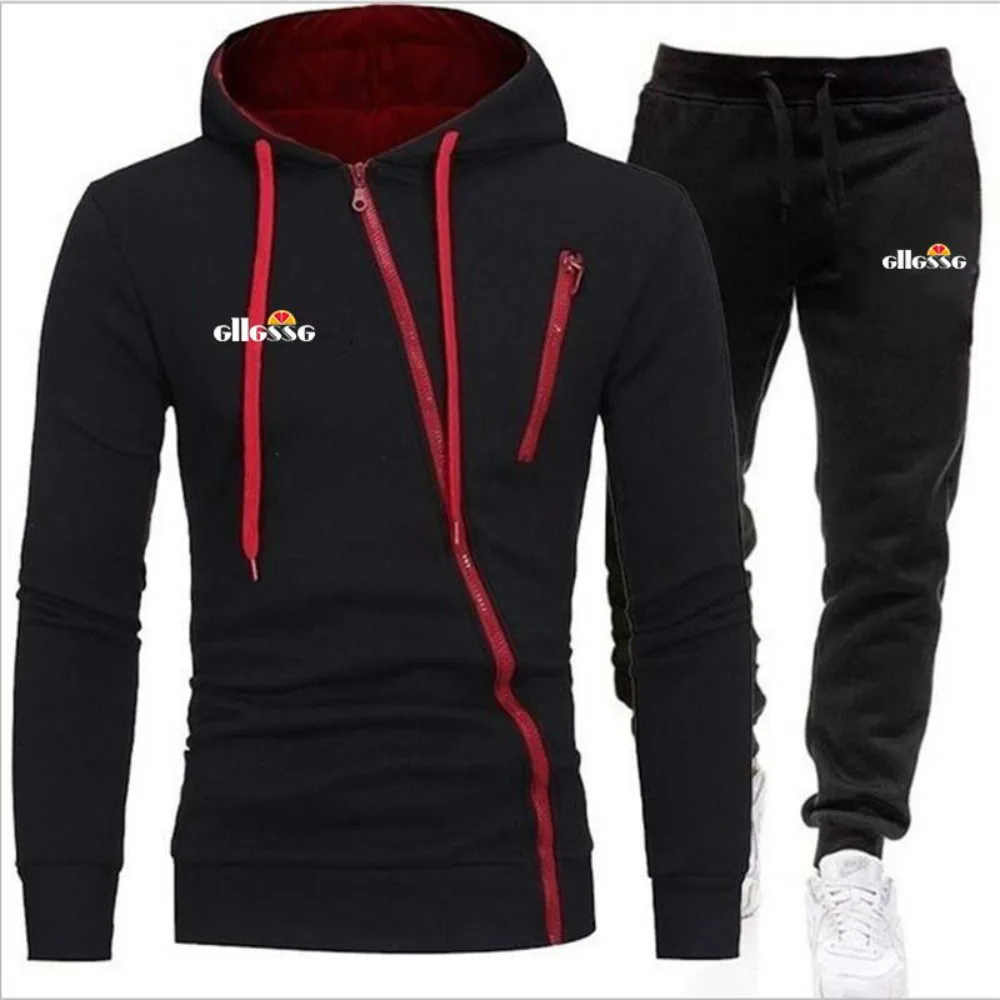 Men Casual Sets 2020 Spring New Solid Splice Jogger Tracksuit Zipper Hoodies+Pants 2PC Sets Men's Sportswear Sport Suit Clothing
Men Casual Sets 2020 Spring New Solid Splice Jogger Tracksuit Zipper Hoodies+Pants 2PC Sets Men's Sportswear Sport Suit Clothing
