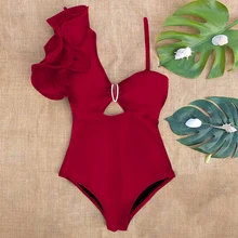 2022NEW Sexy One Shoulder Ruffle One Piece Swimsuit Print Floral Swimwear Women Swimsuit Bathing Suit Beachwear Monokini
2022NEW Sexy One Shoulder Ruffle One Piece Swimsuit Print Floral Swimwear Women Swimsuit Bathing Suit Beachwear Monokini