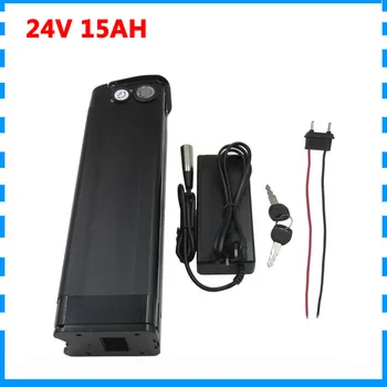 250W 24V 15AH lithium silver fish battery 24 V battery 24V 7S 18650 EBIKE battery pack 15A BMS with USB Port 29.4V 2A Charger
250W 24V 15AH lithium silver fish battery 24 V battery 24V 7S 18650 EBIKE battery pack 15A BMS with USB Port 29.4V 2A Charger