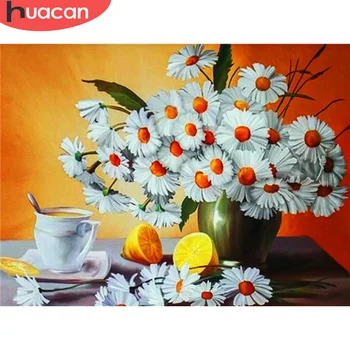 HUACAN DIY Diamond Embroidery Flowers Picture Of Rhinestones Diamond Painting Full Square Daisy Cross Stitch Home Decoration
HUACAN DIY Diamond Embroidery Flowers Picture Of Rhinestones Diamond Painting Full Square Daisy Cross Stitch Home Decoration