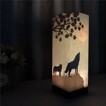 2020 New The Paper shadow Wolf Night Light USB/Battery 3 Lighting Modes Creative Lamp Home Decoration Touch lamp Xmas Gift
2020 New The Paper shadow Wolf Night Light USB/Battery 3 Lighting Modes Creative Lamp Home Decoration Touch lamp Xmas Gift
