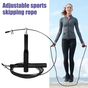 Metal Handle Bearing Steel Wire Skipping Rope Racing Skipping 3m Adjustable Length
Metal Handle Bearing Steel Wire Skipping Rope Racing Skipping 3m Adjustable Length