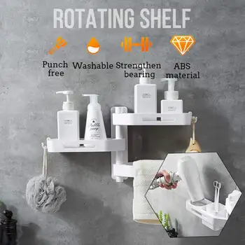 Corner Shelf Bathroom Shelf Hanging Rotating Rack Wall Corner Storage Basket Shower Shelf Kitchen Organizer Rack Accessories 
Corner Shelf Bathroom Shelf Hanging Rotating Rack Wall Corner Storage Basket Shower Shelf Kitchen Organizer Rack Accessories
