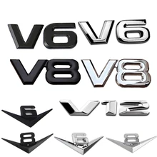2Pcs 3D Metal Car Decoration Decal Metal Self Adhesive V6 V8 V12Truck Car Badge Emblem Sticker for Universal Cars 
2Pcs 3D Metal Car Decoration Decal Metal Self Adhesive V6 V8 V12Truck Car Badge Emblem Sticker for Universal Cars