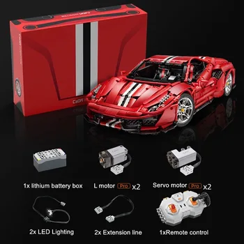 Cada MOC Technic Master Series Italian Super-Car 488 Racing Car Model Building Blocks Bricks Toy For Boys DIY Gifts
Cada MOC Technic Master Series Italian Super-Car 488 Racing Car Model Building Blocks Bricks Toy For Boys DIY Gifts
