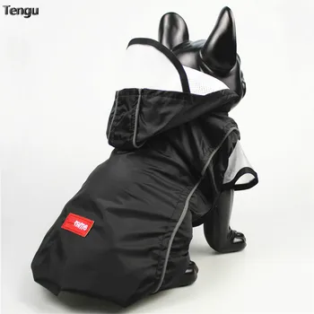 Black waterproof and moisture-proof pet raincoat with a hat to protect your dog's hair to keep it dry and tidy Cats suitable
Black waterproof and moisture-proof pet raincoat with a hat to protect your dog's hair to keep it dry and tidy Cats suitable