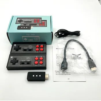 Gamepads USB Wireless Handheld TV Video Game Console Build In 621 Classic Game 8 Bit Mini Video Console Support HDMI Output
Gamepads USB Wireless Handheld TV Video Game Console Build In 621 Classic Game 8 Bit Mini Video Console Support HDMI Output