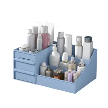 Drawer-Type Cosmetic Storage Box Dormitory Finishing Desktop Dressing Table Mask Lipstick Shelf Plastic Box
Drawer-Type Cosmetic Storage Box Dormitory Finishing Desktop Dressing Table Mask Lipstick Shelf Plastic Box