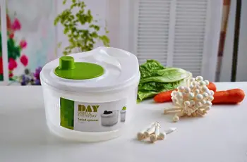 1PC Salad Spinner Lettuce Green Washer Fruit Vegetables Dryer Drain Crisper Strainer for Washing Drying Leafy Kitchen XB 106
1PC Salad Spinner Lettuce Green Washer Fruit Vegetables Dryer Drain Crisper Strainer for Washing Drying Leafy Kitchen XB 106