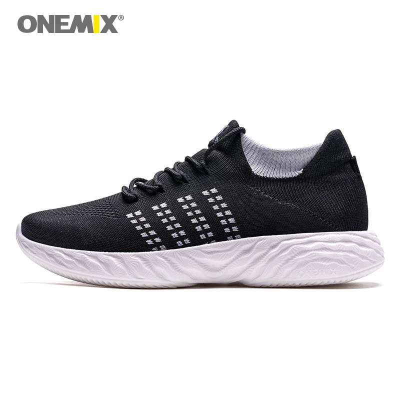 Мужские и женские летние вязаные дышащие кроссовки ONEMIX seshaker обувь для бега