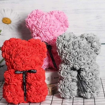 NEW Valentines Day Gift 25cm Red Bear Rose Teddy Bear Rose Flower Artificial Decoration Christmas Gift for Women Valentines Gift
NEW Valentines Day Gift 25cm Red Bear Rose Teddy Bear Rose Flower Artificial Decoration Christmas Gift for Women Valentines Gift