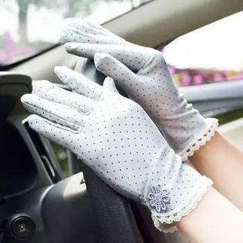 Women's Fashion Cotton Summer Gloves Lace Patchwork Gloves Anti-skid Sun Protection Driving Short Thin Gloves Dot Women Gloves
Women's Fashion Cotton Summer Gloves Lace Patchwork Gloves Anti-skid Sun Protection Driving Short Thin Gloves Dot Women Gloves