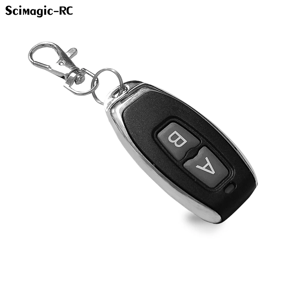 

433MHZ Fixed Learning Code Cloning Copy Remote Control Work With Clone Barrier Gate Garage Door Opener Key Chain