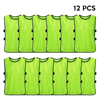 12 PCS Adults Soccer Pinnies Quick Drying Football Jerseys Vest Scrimmage Practice Sports Vest Breathable Team Training Bibs
12 PCS Adults Soccer Pinnies Quick Drying Football Jerseys Vest Scrimmage Practice Sports Vest Breathable Team Training Bibs
