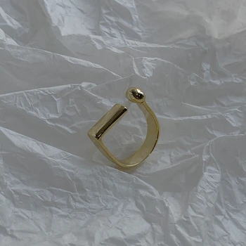 Geometric Gold Ring Real 925 Sterling Silver Thick Heavy Style Wedding Ring Adjustable Open Korean Women Ring 925 Jewelry Gift
Geometric Gold Ring Real 925 Sterling Silver Thick Heavy Style Wedding Ring Adjustable Open Korean Women Ring 925 Jewelry Gift