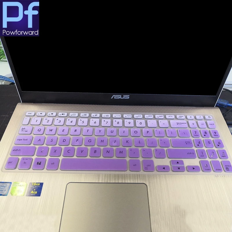 Силиконовый чехол для клавиатуры ноутбука Asus Vivobook 15 F512FA F512DA F512F F512 A512 A512FJ A512F X512F FA
