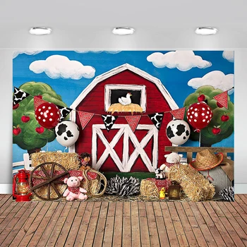Farm Theme Newborn Baby Portrait Photography Backdrop Red Barn Barnyard Animals Birthday Party Background Photocall Photo Studio
Farm Theme Newborn Baby Portrait Photography Backdrop Red Barn Barnyard Animals Birthday Party Background Photocall Photo Studio
