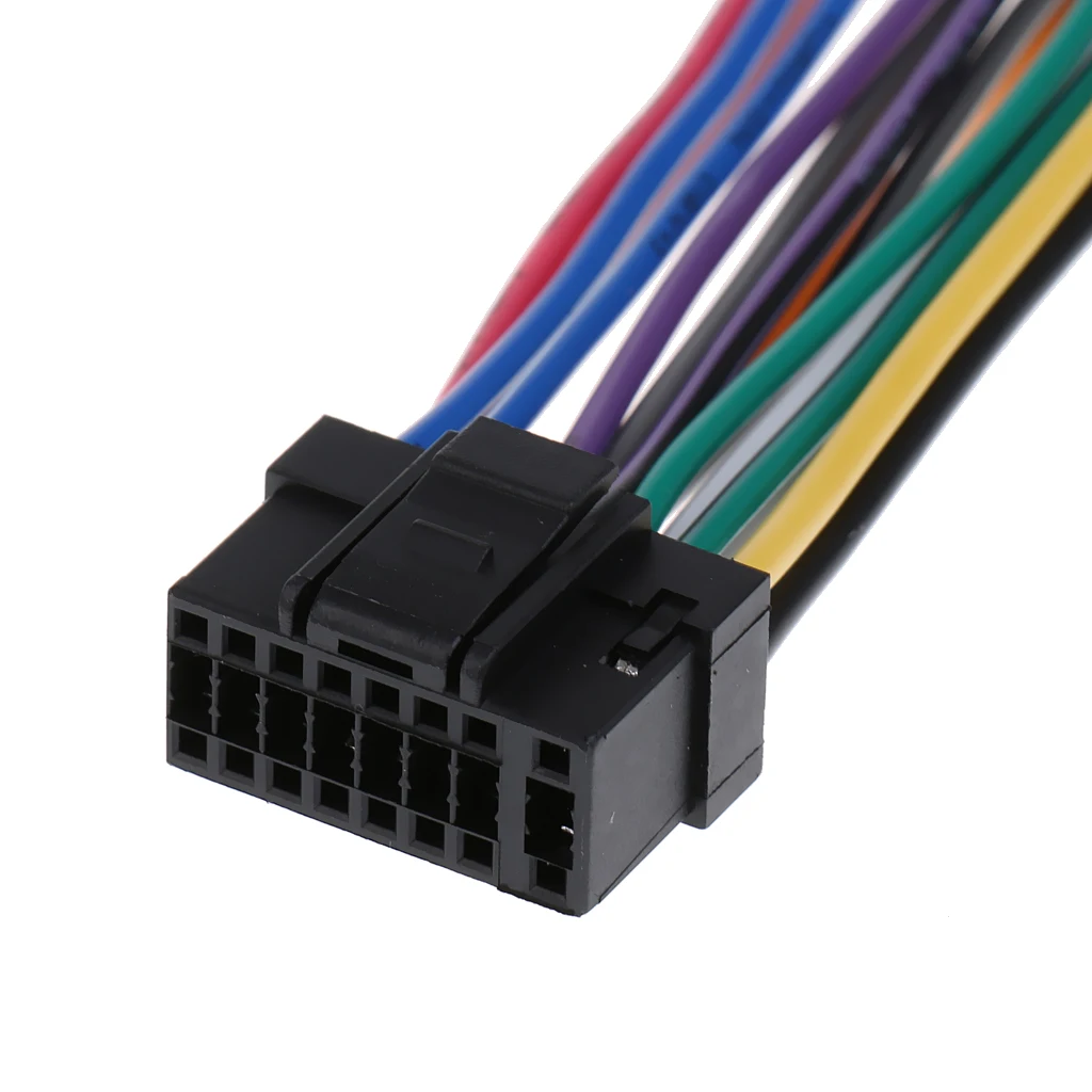 Magideal Car Stereo Head Unit 16Pin Power Speaker Wire Harness for Alpine Magideal Car Stereo Head Unit 16Pin Power Speaker Wire Harness for Alpine