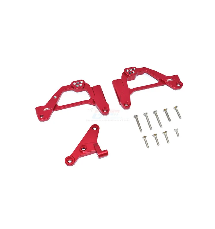 Aluminum alloy porous front shock absorber fixing code-3 pieces 1 set for Axial AXI03007 SCX10 III 
Aluminum alloy porous front shock absorber fixing code-3 pieces 1 set for Axial AXI03007 SCX10 III