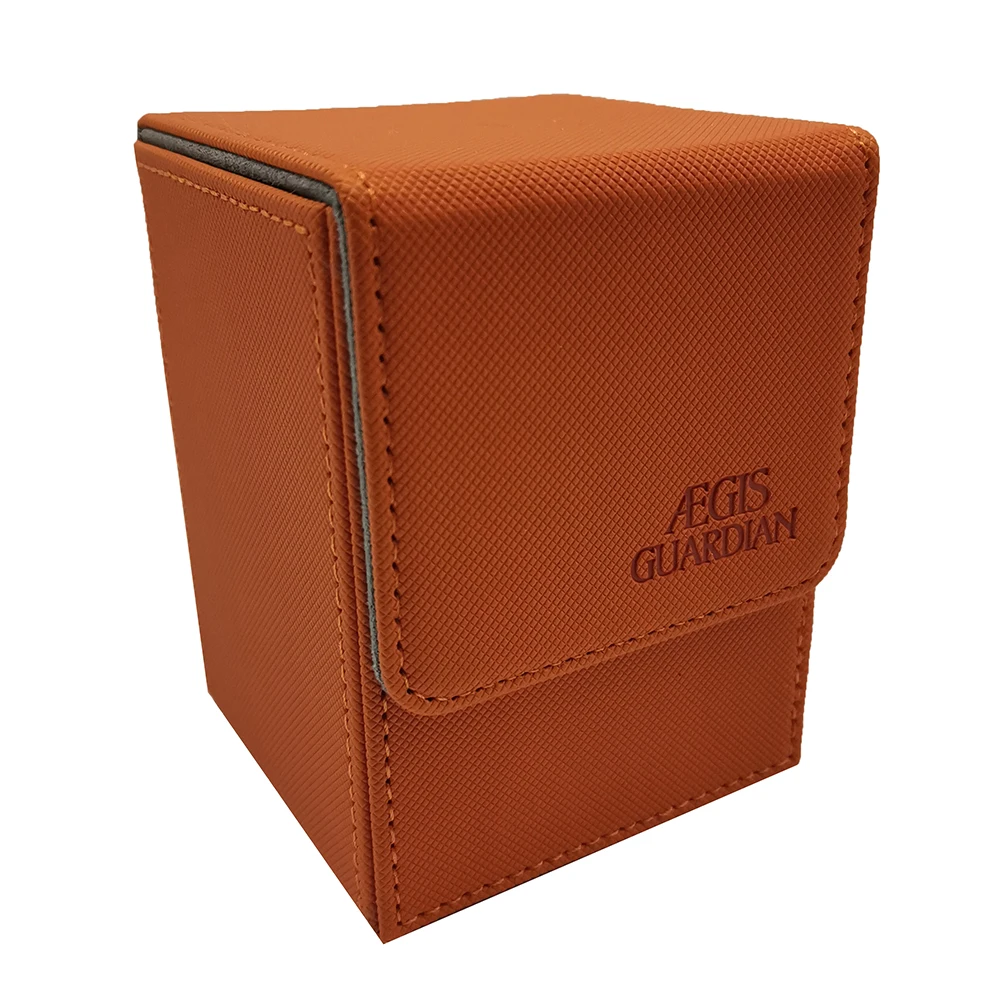 AEGIS GUARDIAN Premium Top Loading Card Box For Trading Card Game TCG Deck Case: Orange
AEGIS GUARDIAN Premium Top Loading Card Box For Trading Card Game TCG Deck Case: Orange