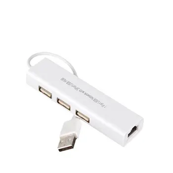 Professional USB to RJ45 3 Ports USB 2.0 Ethernet RJ45 Wired LAN Network Card Hub Adapter for Mac for Android
Professional USB to RJ45 3 Ports USB 2.0 Ethernet RJ45 Wired LAN Network Card Hub Adapter for Mac for Android