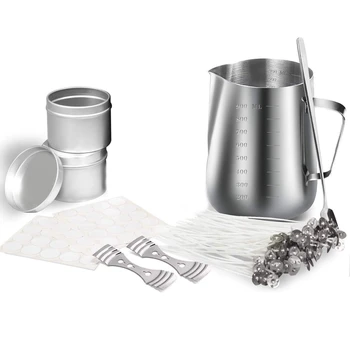 Candle Making Kit, DIY Candle Crafting Tool, 1 Candle Making Pouring Pot, 50 Candle Wicks, 50 Candle Wick Stickers and 2 3 Hole
Candle Making Kit, DIY Candle Crafting Tool, 1 Candle Making Pouring Pot, 50 Candle Wicks, 50 Candle Wick Stickers and 2 3 Hole