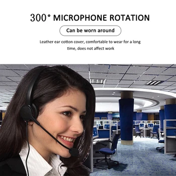 Noise Cancelling Microphone Headset Call Centre Office Headphones 102U USB 2.0 Conference Headset Wired Headset/Traffic Headset
Noise Cancelling Microphone Headset Call Centre Office Headphones 102U USB 2.0 Conference Headset Wired Headset/Traffic Headset