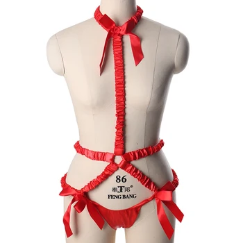 Red Ribbon Full Body Harness Lingerie Set Cage Bra Strappy Tops Hollow Out Chest Belt Goth Cupless Bralette Plus Size Dance Rave
Red Ribbon Full Body Harness Lingerie Set Cage Bra Strappy Tops Hollow Out Chest Belt Goth Cupless Bralette Plus Size Dance Rave