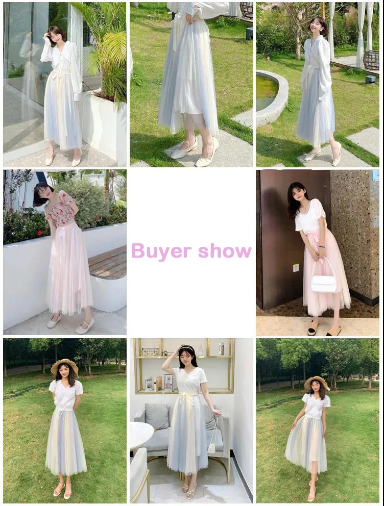 Sweet Mesh Skirt Women Spring Summer High Waist Bow Lace Up Skirts Female Pink Stitching Ball Gown Skirt
Sweet Mesh Skirt Women Spring Summer High Waist Bow Lace Up Skirts Female Pink Stitching Ball Gown Skirt