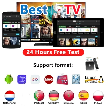 Android ios devices m3u VLC available IPTV 1 year warranty Europe France Spain Portugal Turkey Smart TV available no include APP
Android ios devices m3u VLC available IPTV 1 year warranty Europe France Spain Portugal Turkey Smart TV available no include APP