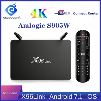 Smart TV BOX X96Link Android 7.1 Amlogic 2GB 16GB With SIFLOWER SF16A18 Router Function X96 Link 2 In 1 Multifunctional OTT Box
Smart TV BOX X96Link Android 7.1 Amlogic 2GB 16GB With SIFLOWER SF16A18 Router Function X96 Link 2 In 1 Multifunctional OTT Box