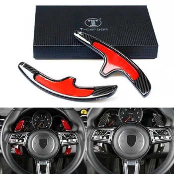 Carbon Steering Wheel Shift Paddle Shifter for Porsche Macan 718 911 997 996 Panamera Cayenne Cayman GTS 918 Spyder Boxster
Carbon Steering Wheel Shift Paddle Shifter for Porsche Macan 718 911 997 996 Panamera Cayenne Cayman GTS 918 Spyder Boxster