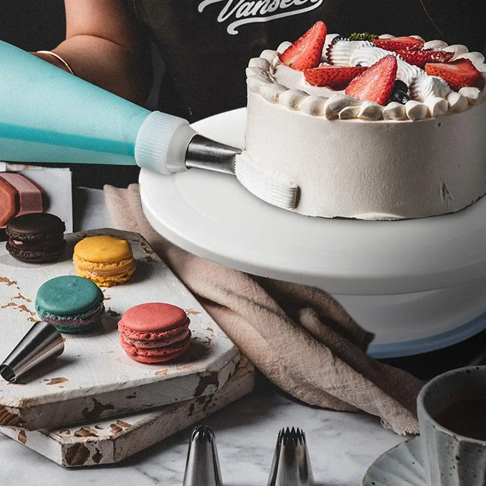 36Pcs/Set Plastic Cake Turntable Rotating Pastry Nozzle Scraper Spatula Decorating Cream Cakes Stand DIY Pan Baking Tool Kit
36Pcs/Set Plastic Cake Turntable Rotating Pastry Nozzle Scraper Spatula Decorating Cream Cakes Stand DIY Pan Baking Tool Kit
