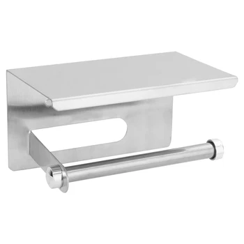 1 PC Stainless Steel Thicken All-Mounted Tissue Holder Bathroom Toilet Paper Holder Multifunctional Creative Roll Paper Holder
1 PC Stainless Steel Thicken All-Mounted Tissue Holder Bathroom Toilet Paper Holder Multifunctional Creative Roll Paper Holder