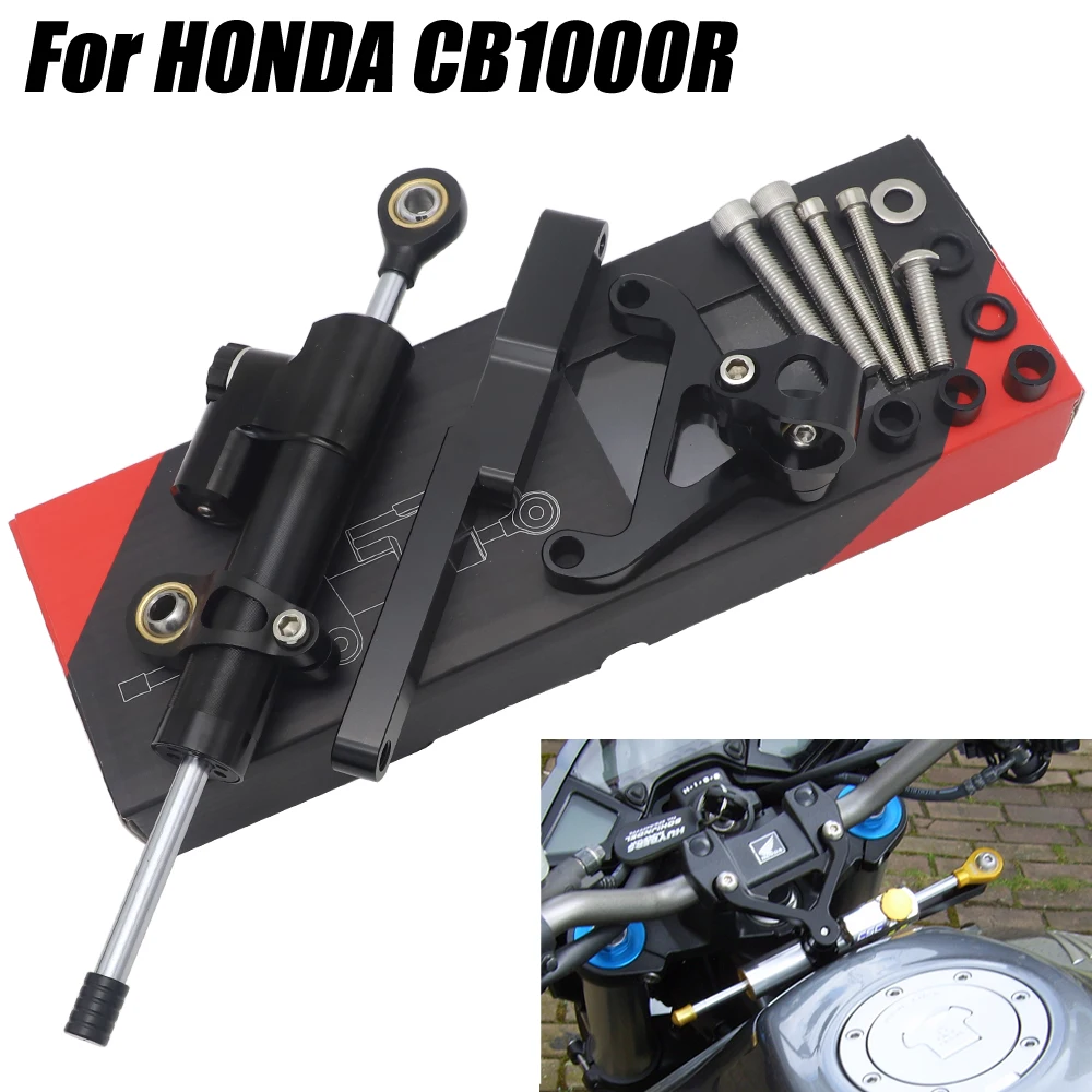 

FREE SHIPPING For HONDA CB1000R 2008-2016 Motorcycle Aluminium Steering Stabilizer Damper Mounting Bracket Kit