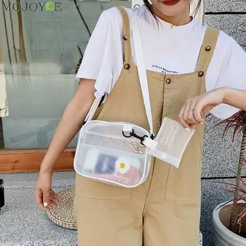 Casual PVC Transparent Women Crossbody Bags Daisy Flower Clear Lady Students Shoulder Handbag Small Zipper Phone Pouch 
Casual PVC Transparent Women Crossbody Bags Daisy Flower Clear Lady Students Shoulder Handbag Small Zipper Phone Pouch