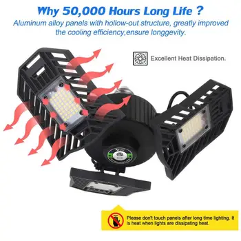 Led Garage Lights,Ceiling Light Bulbs Clamp 60W E26/E27 6000LM Utility Led for Workshop,Basement,Barn,Wine Cellar.etc
Led Garage Lights,Ceiling Light Bulbs Clamp 60W E26/E27 6000LM Utility Led for Workshop,Basement,Barn,Wine Cellar.etc