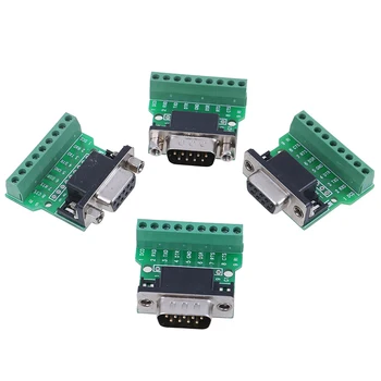 New D-SUB 9pin Solderless Connectors DB9 RS232 Serial To Terminal Adapter Hot Sale 1pc
New D-SUB 9pin Solderless Connectors DB9 RS232 Serial To Terminal Adapter Hot Sale 1pc